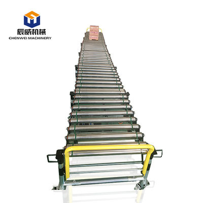 qualità  Heat Resistant Stainless Steel Taper Roller Conveyor With 90 Degree Curve Power Roller Conveyor fabbrica