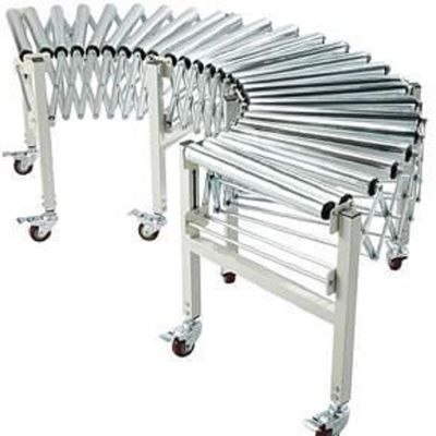 qualità  Accordion Roller Conveyor Heat Resistant Material Handling Equipment fabbrica