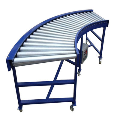 qualità  Heat Resistant Automatic Logistics Curved Spinning Roller Conveyor Line fabbrica